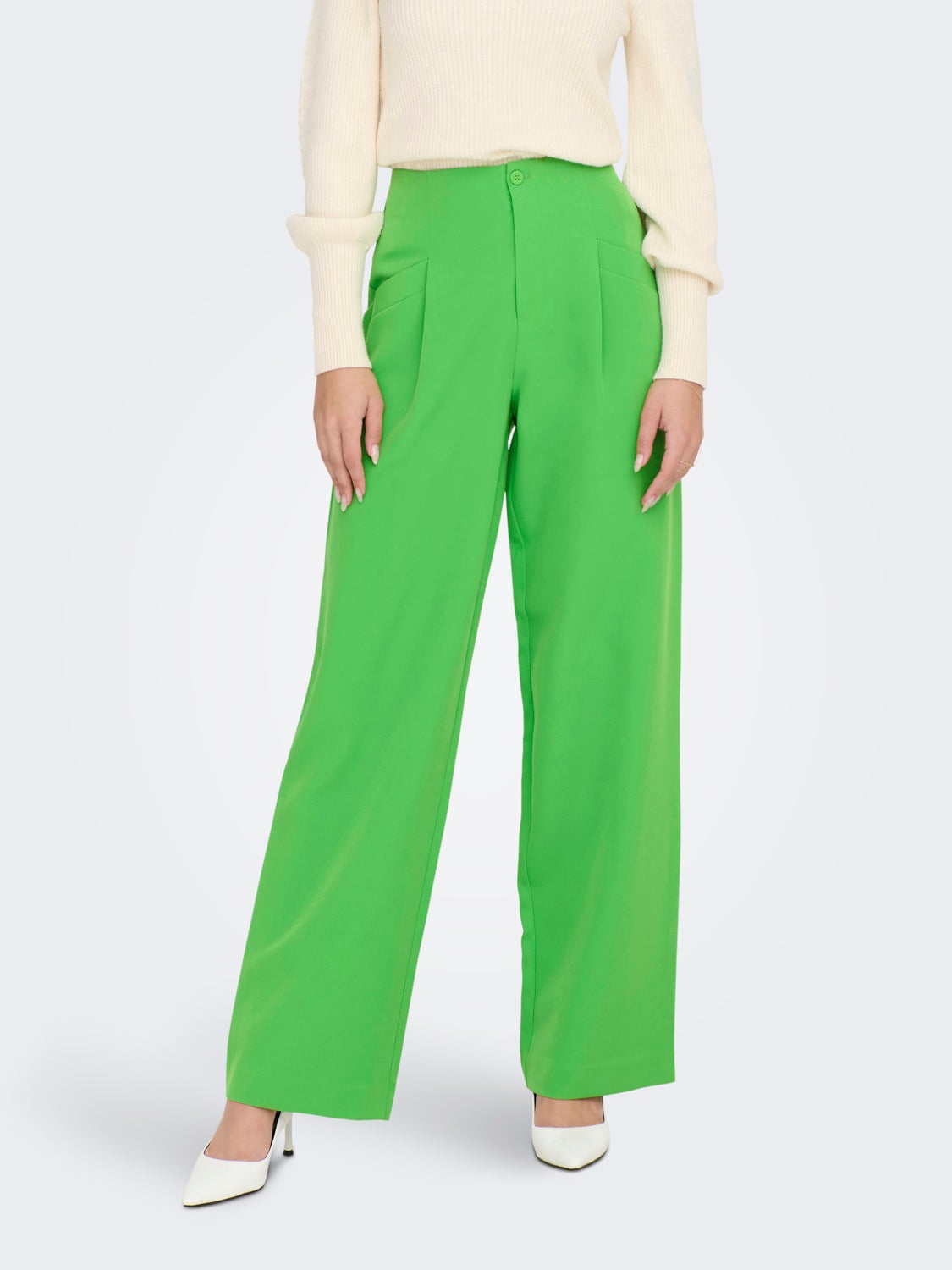 Wide Leg Fit Trousers