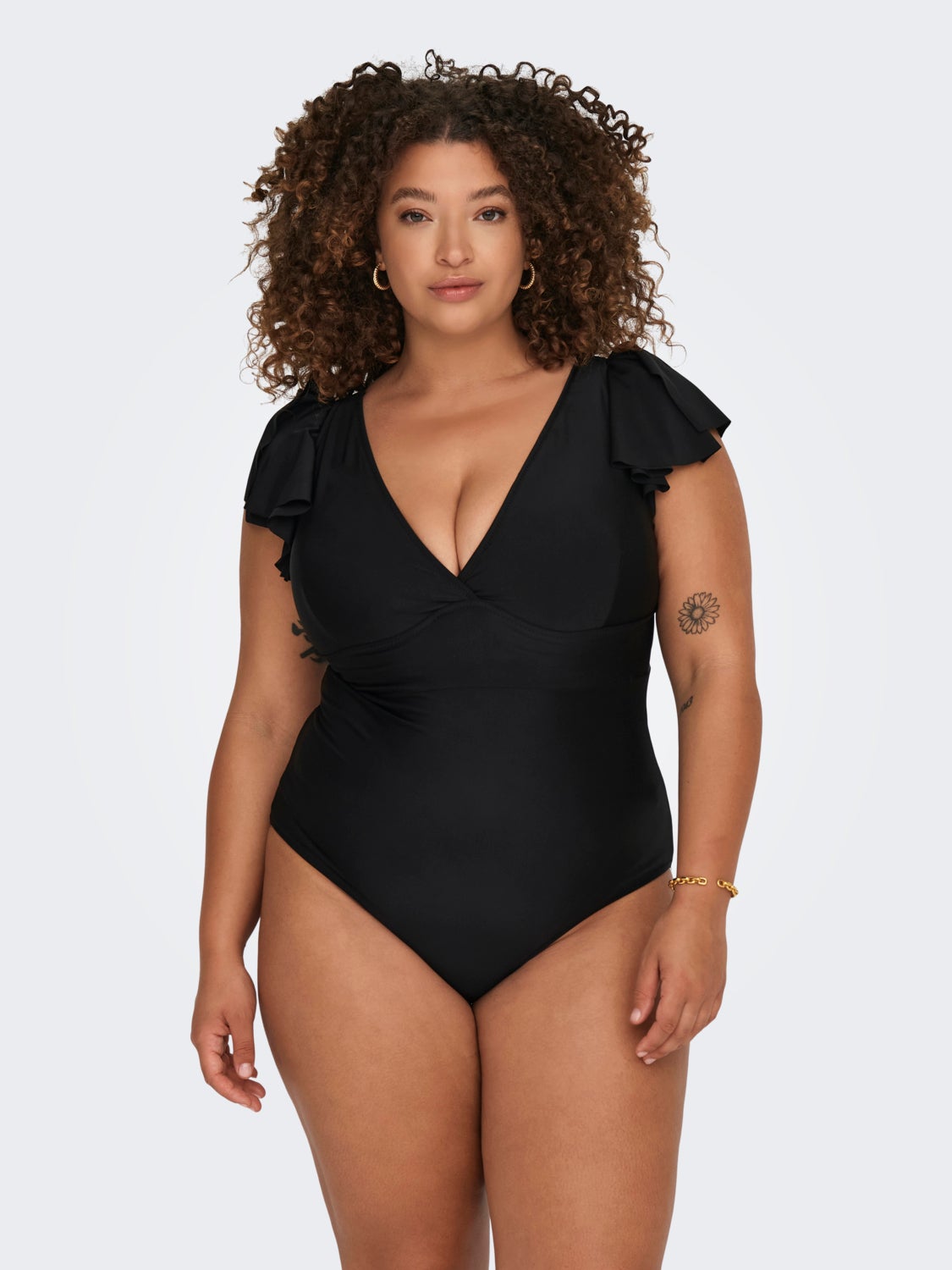 Curvy Ruffle detailed Swimsuit