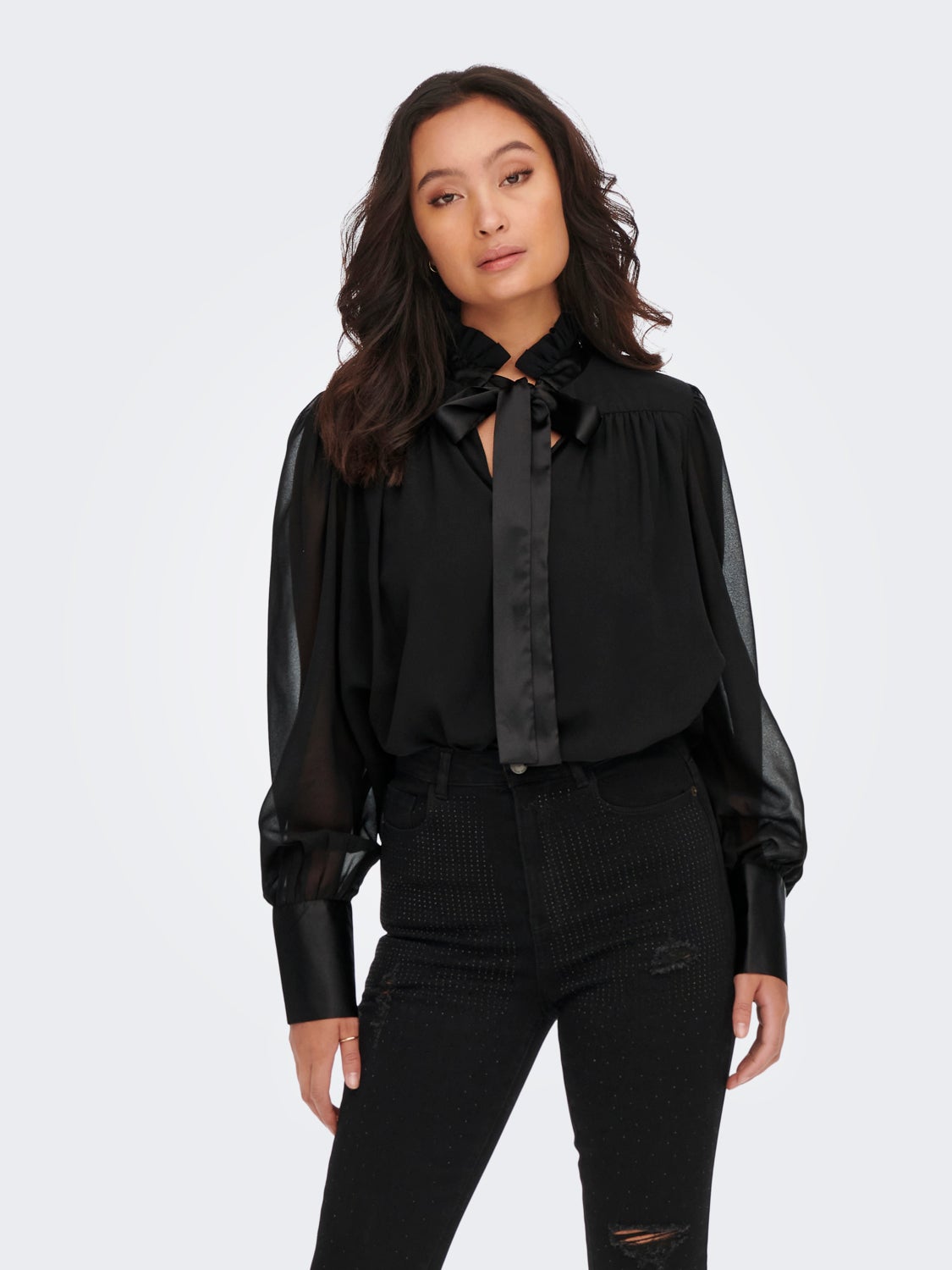 Volume Top With High Neck