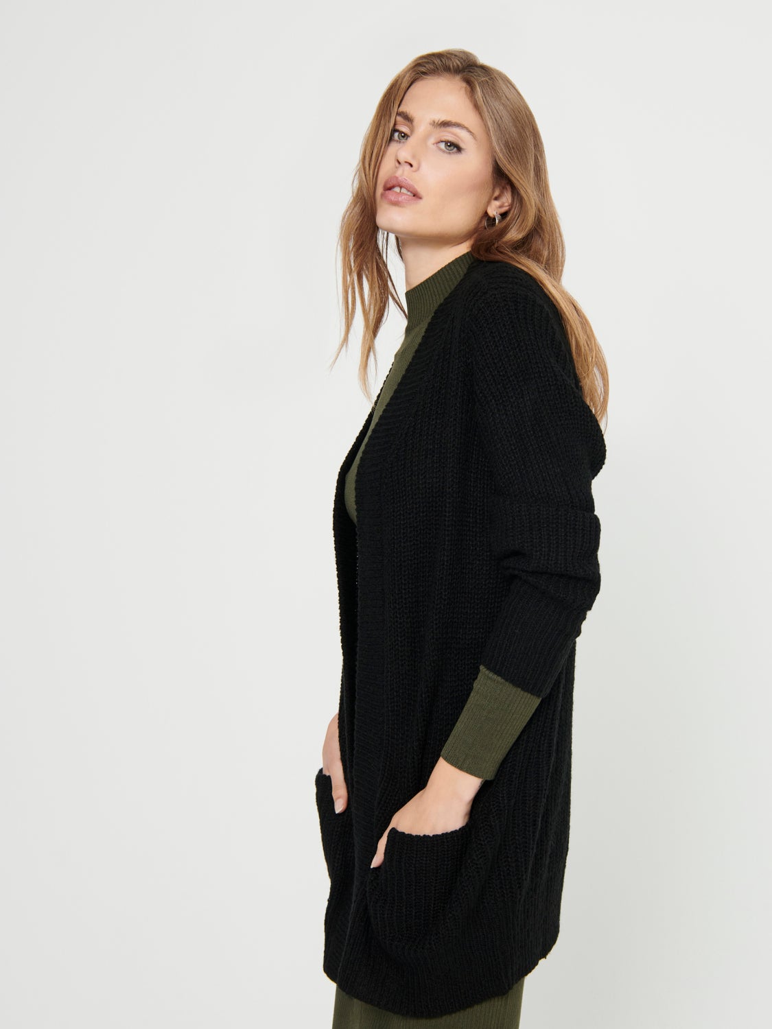 Long Knitted Cardigan