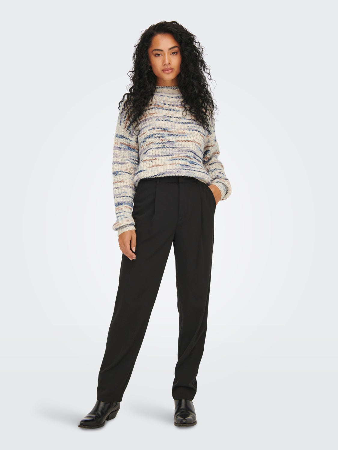 O-neck Knitted Pullover