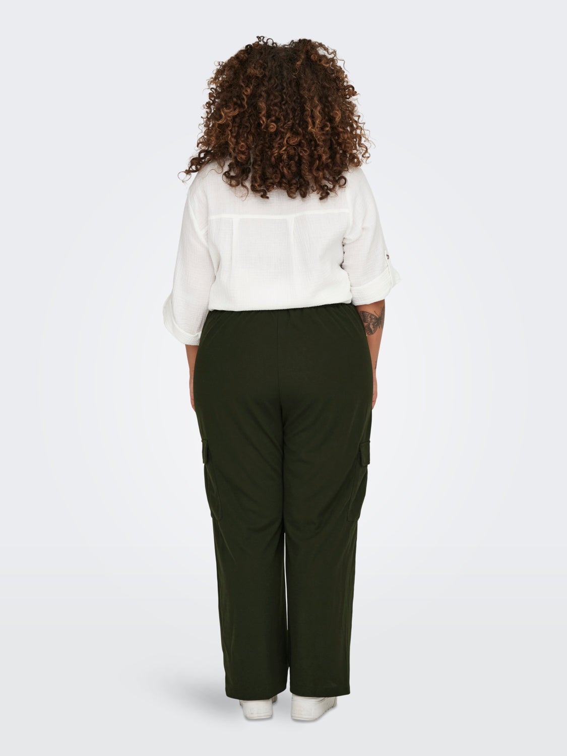 Curvy Straight fit cargo pants
