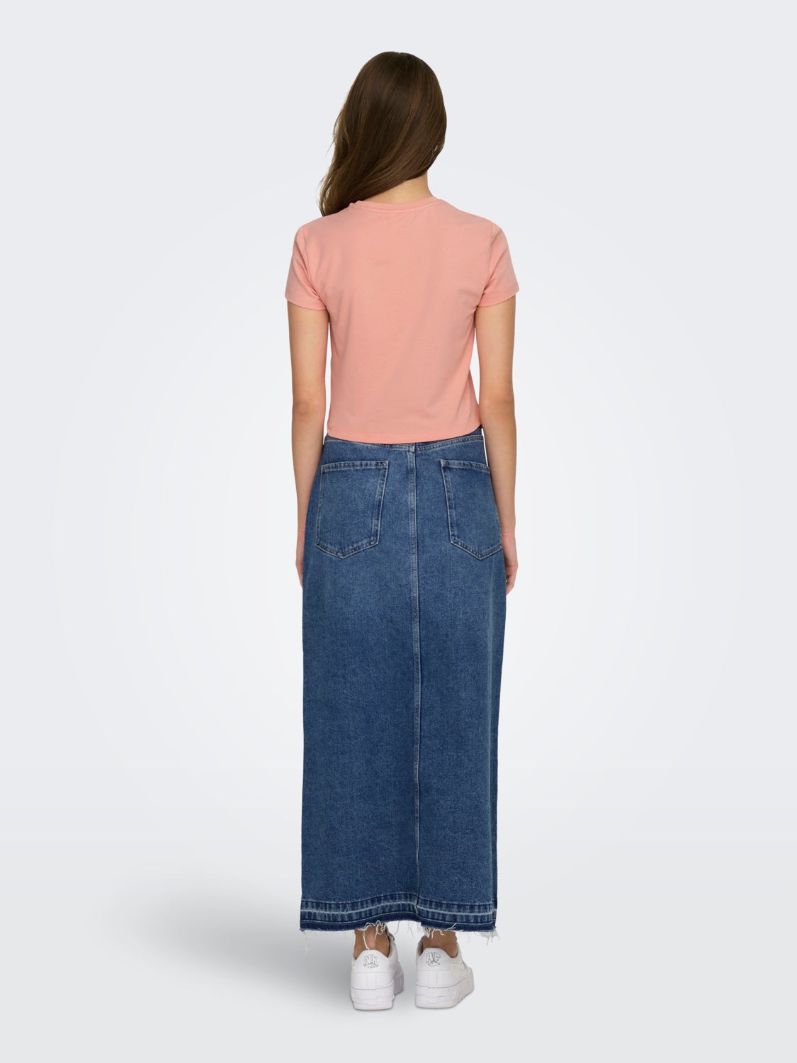 Cropped o-neck t-shirt