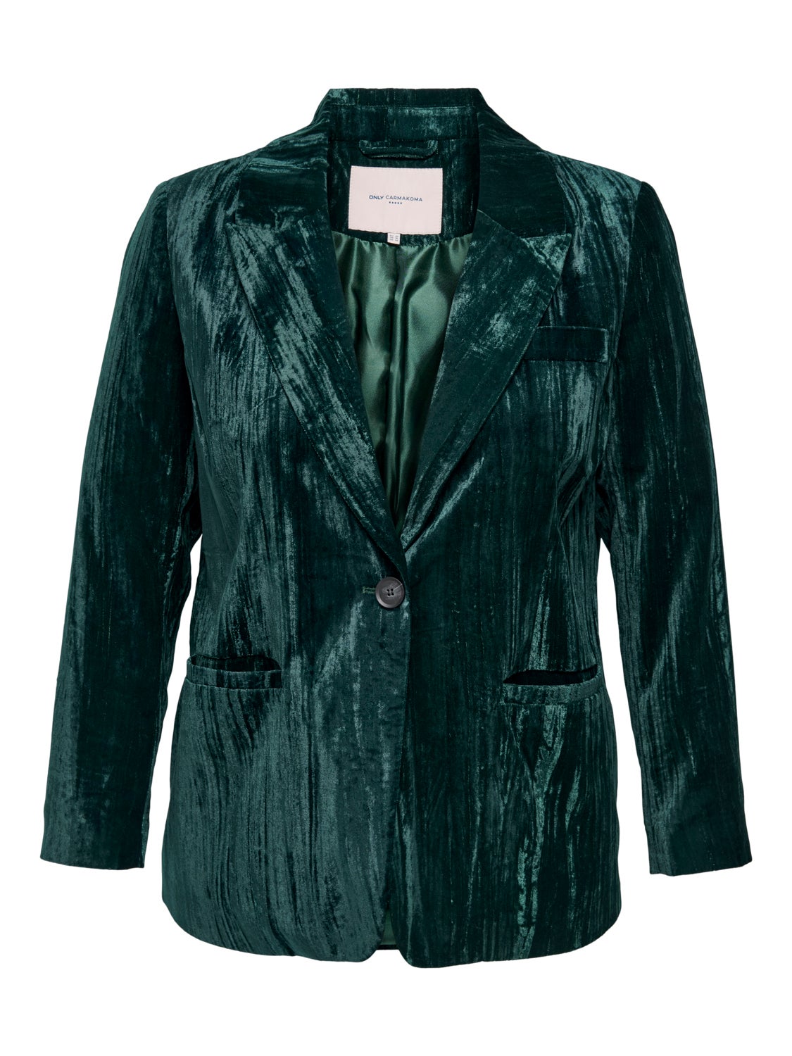 Curvy Velvet Blazer