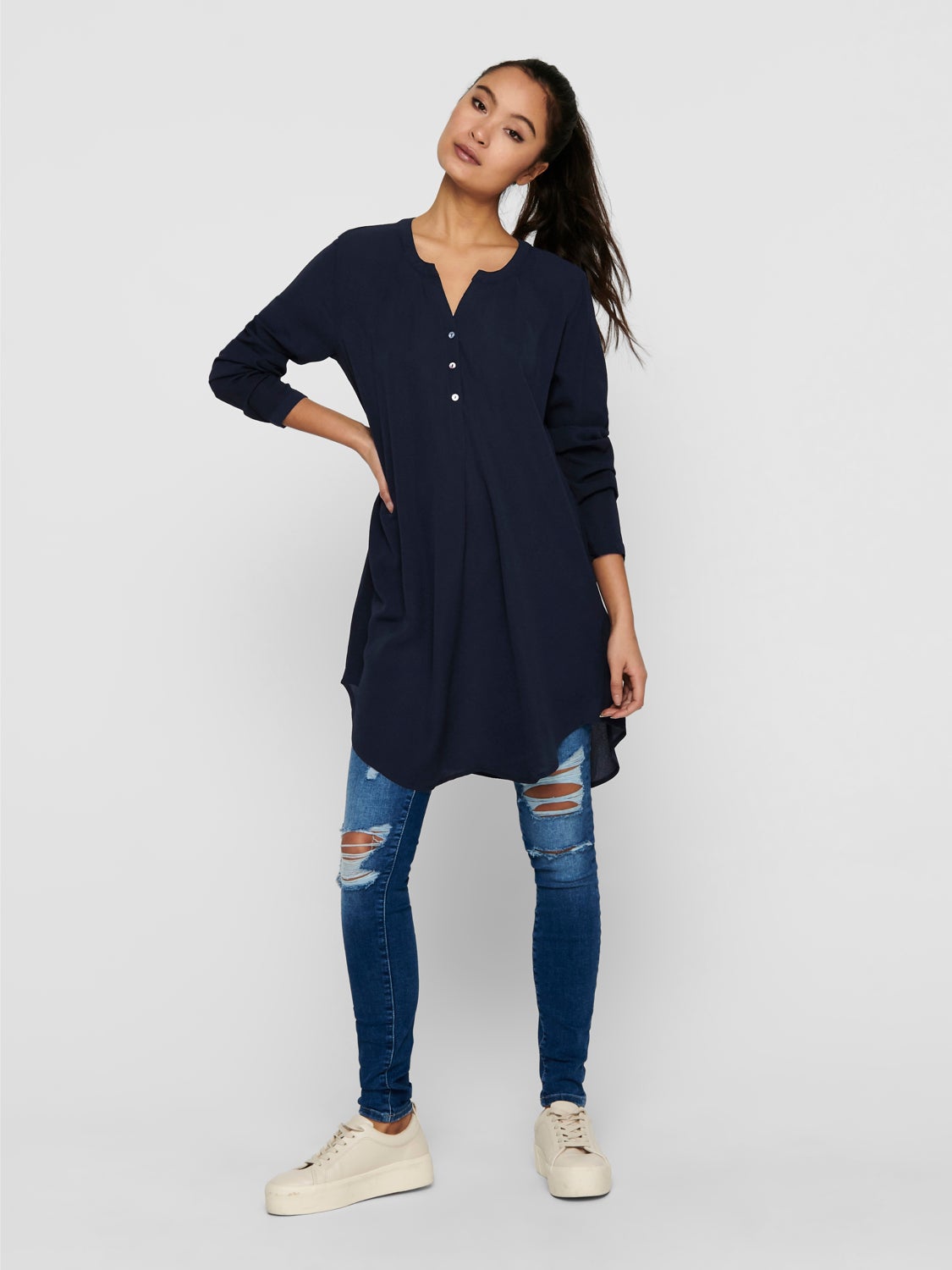 Solid Long sleeved shirt