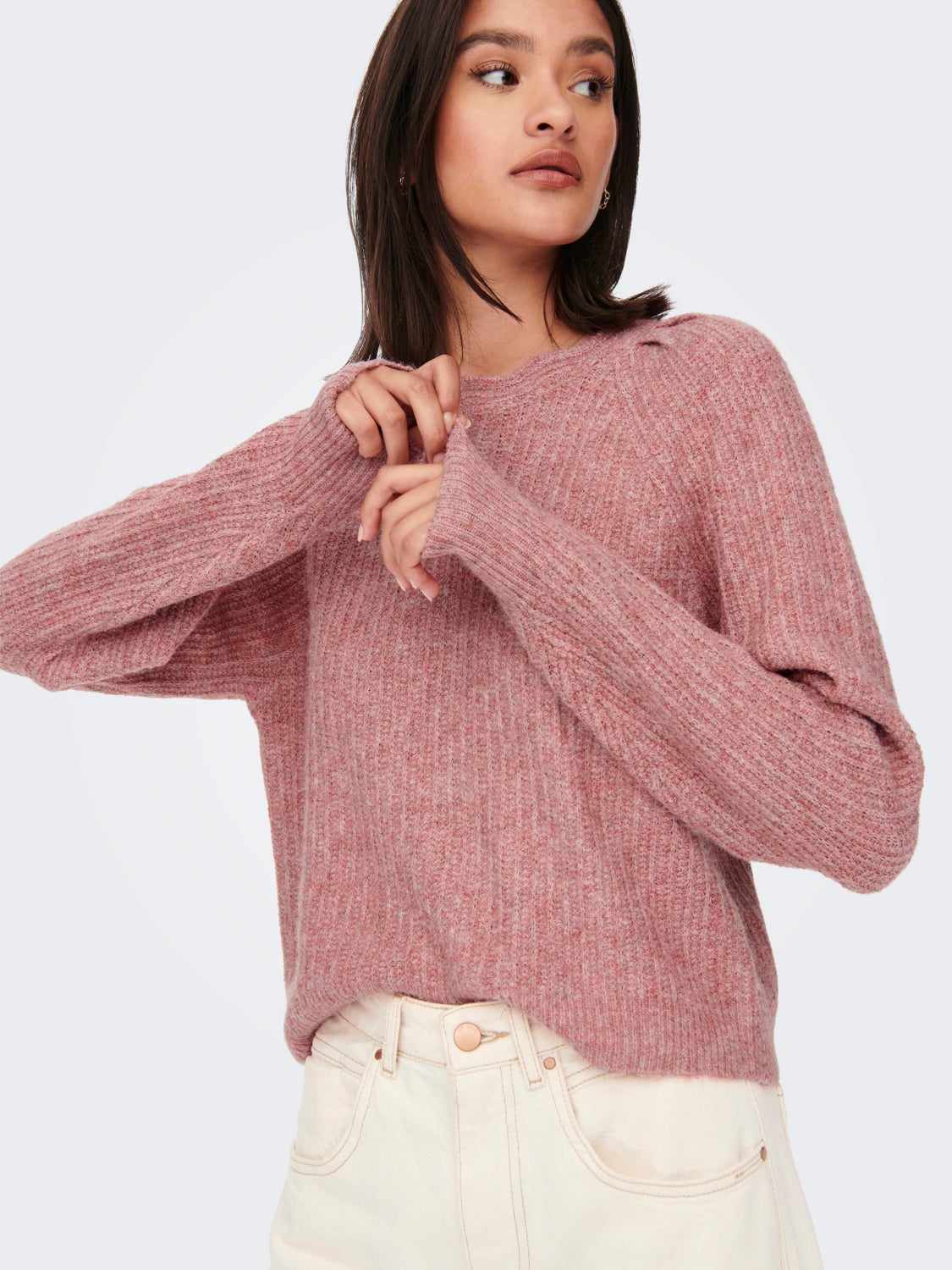 Boatneck Knitted Pullover