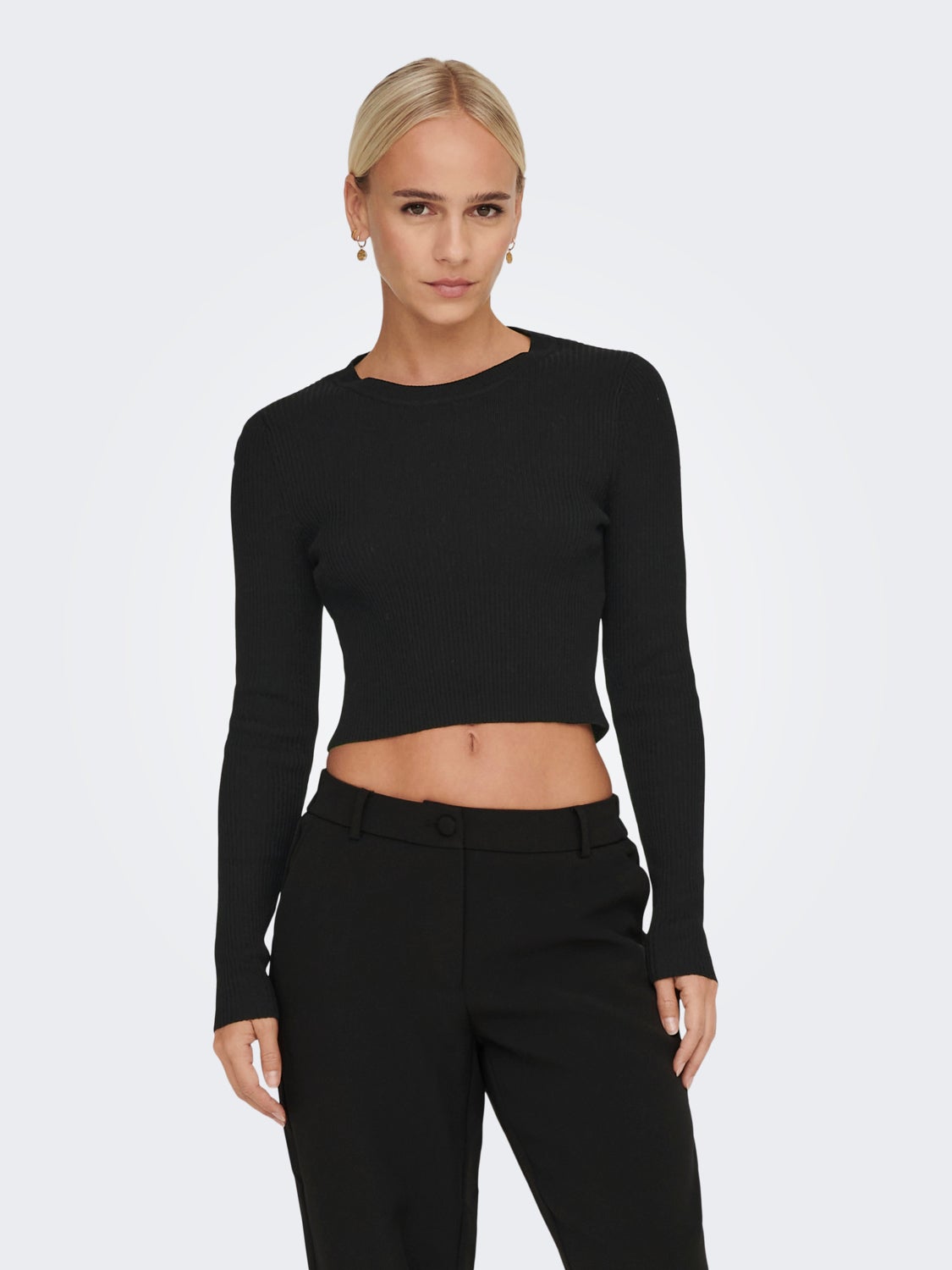 Cropped rib top