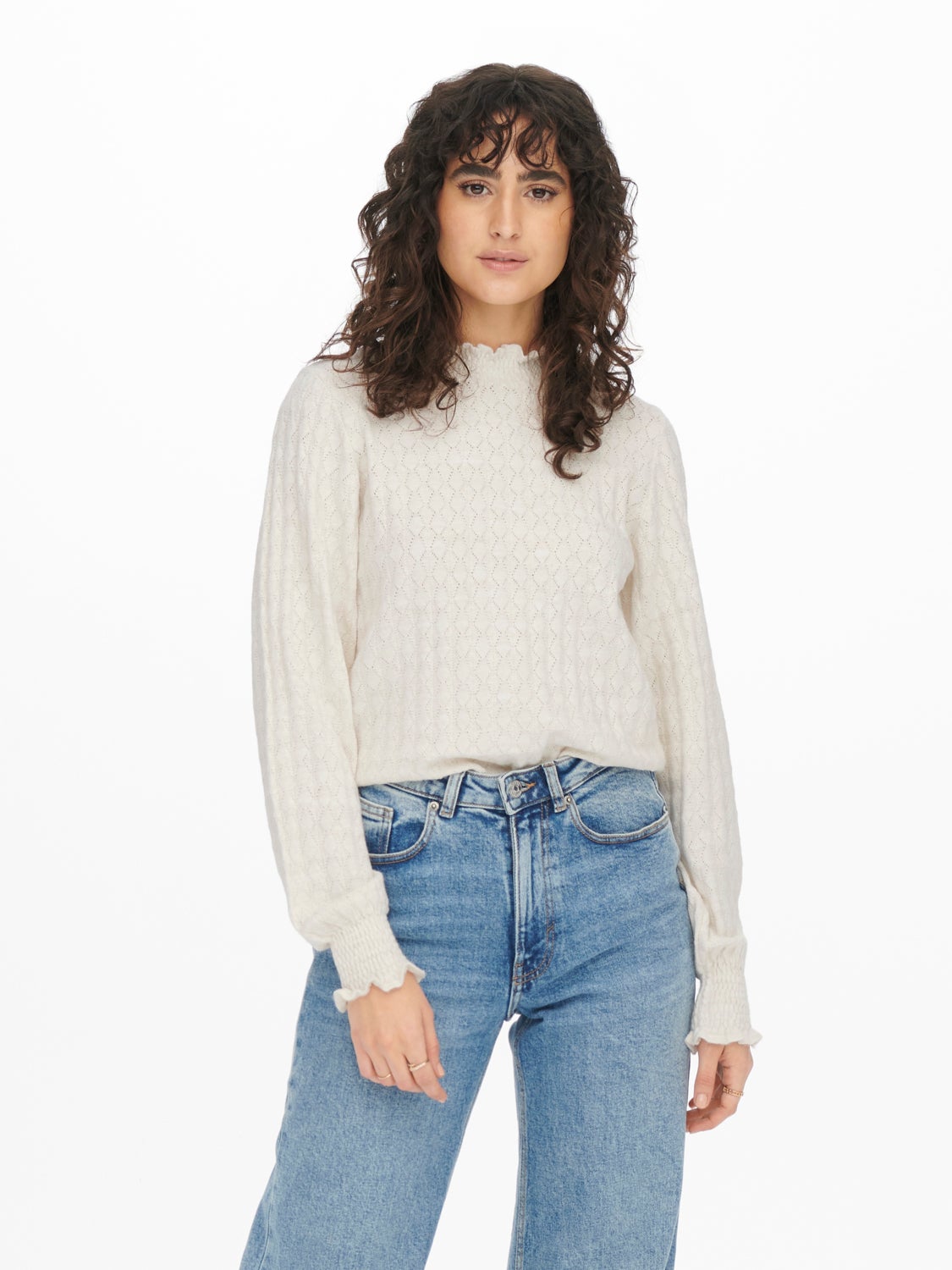 Back detailed Knitted Pullover