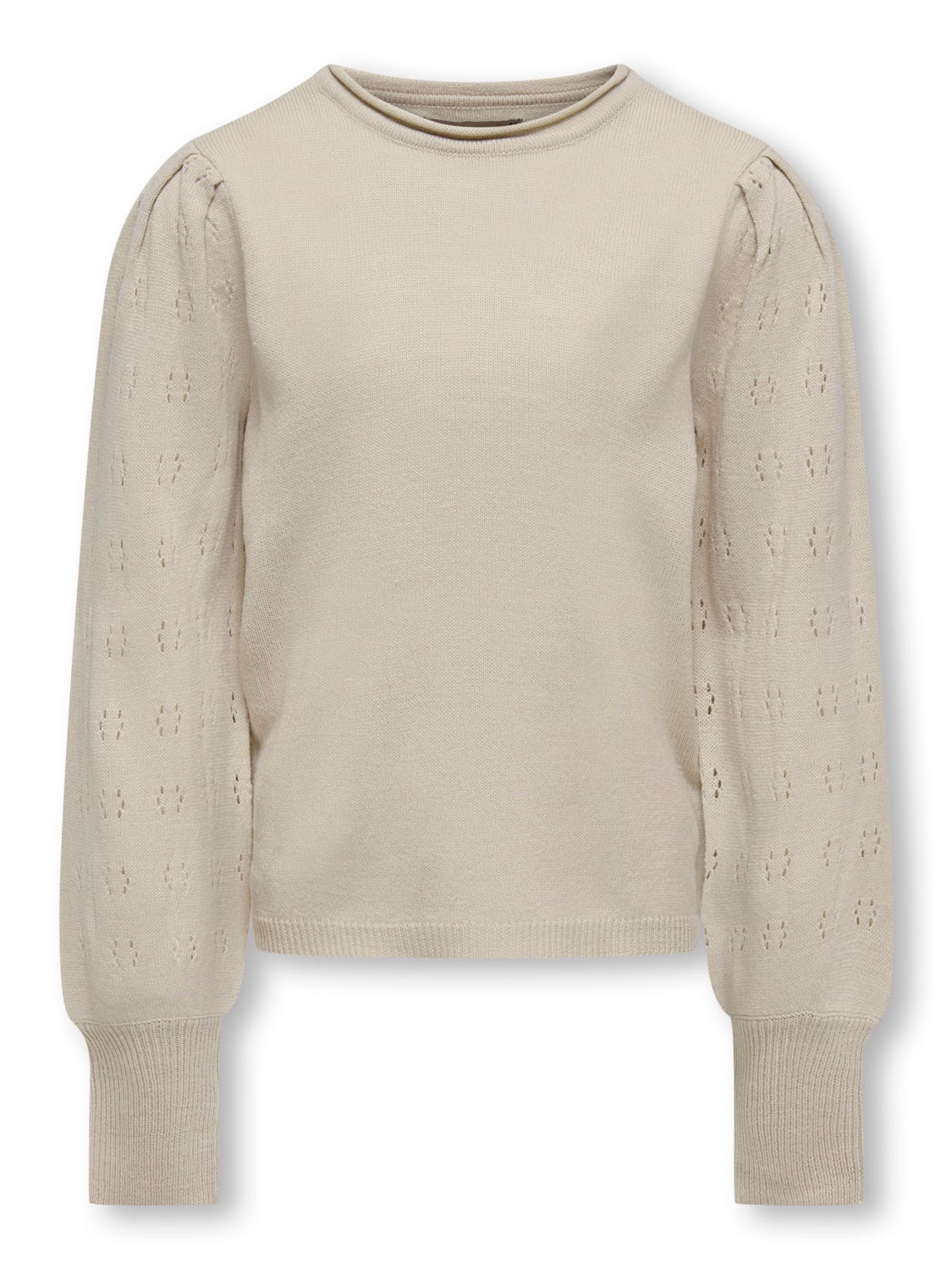 Puff sleeve Knitted Pullover