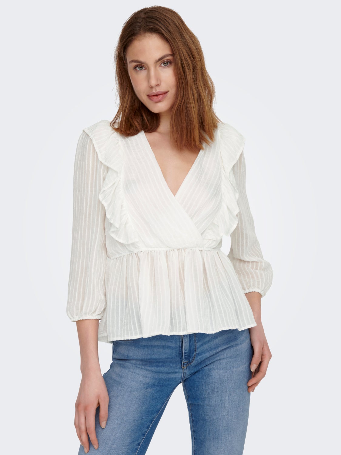 Wrap frill Top