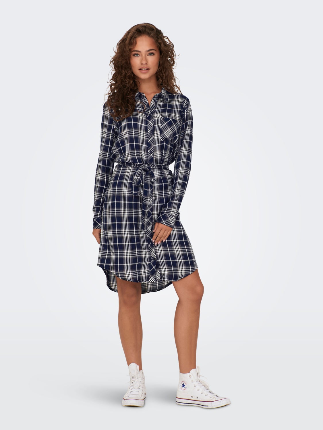 Checked Dress