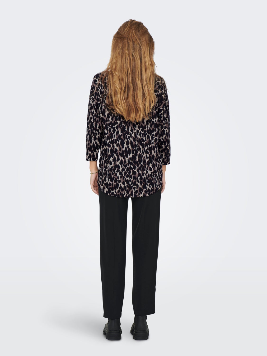 Printed 3/4 sleeved top