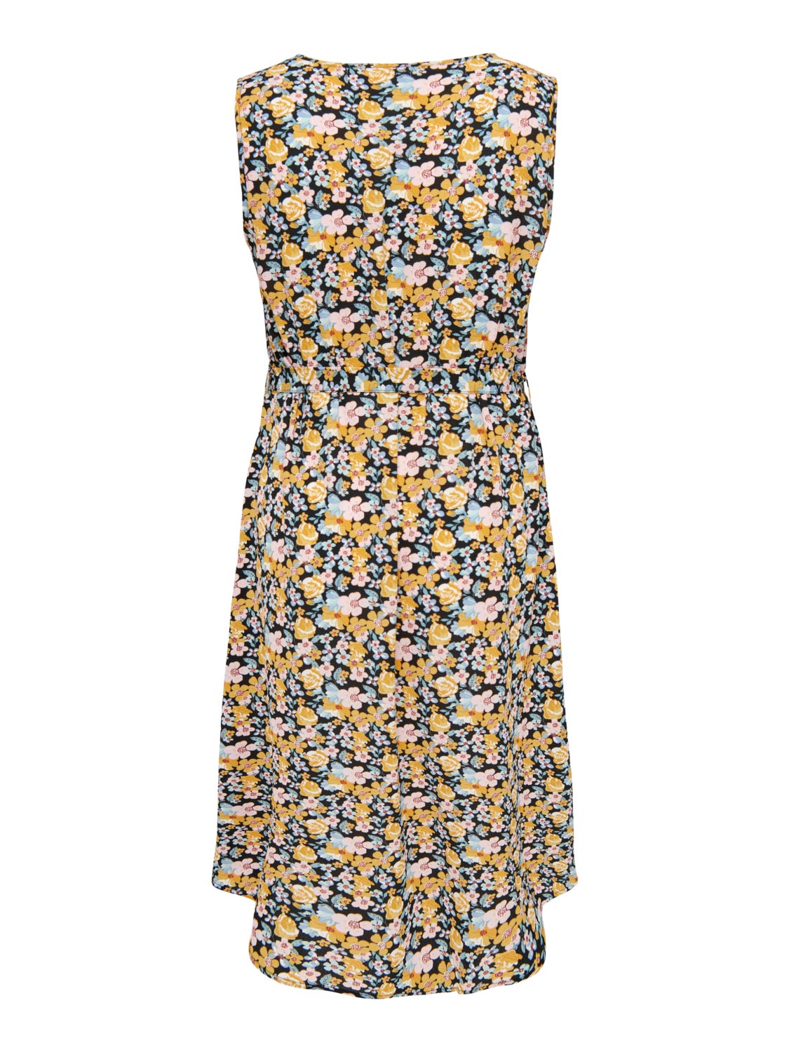 Curvy V-Neck Midi Dress