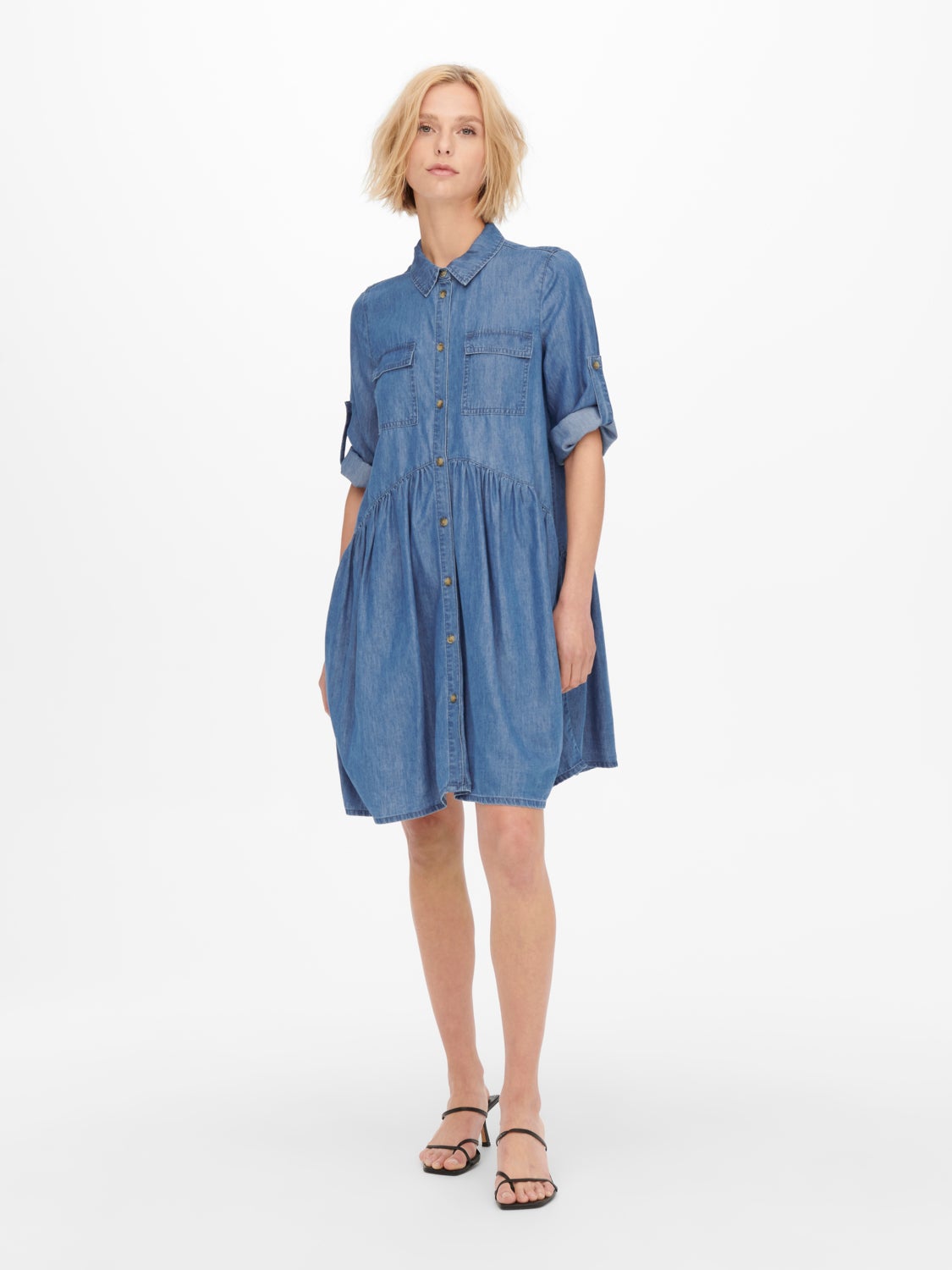Long sleeved Denim Dress