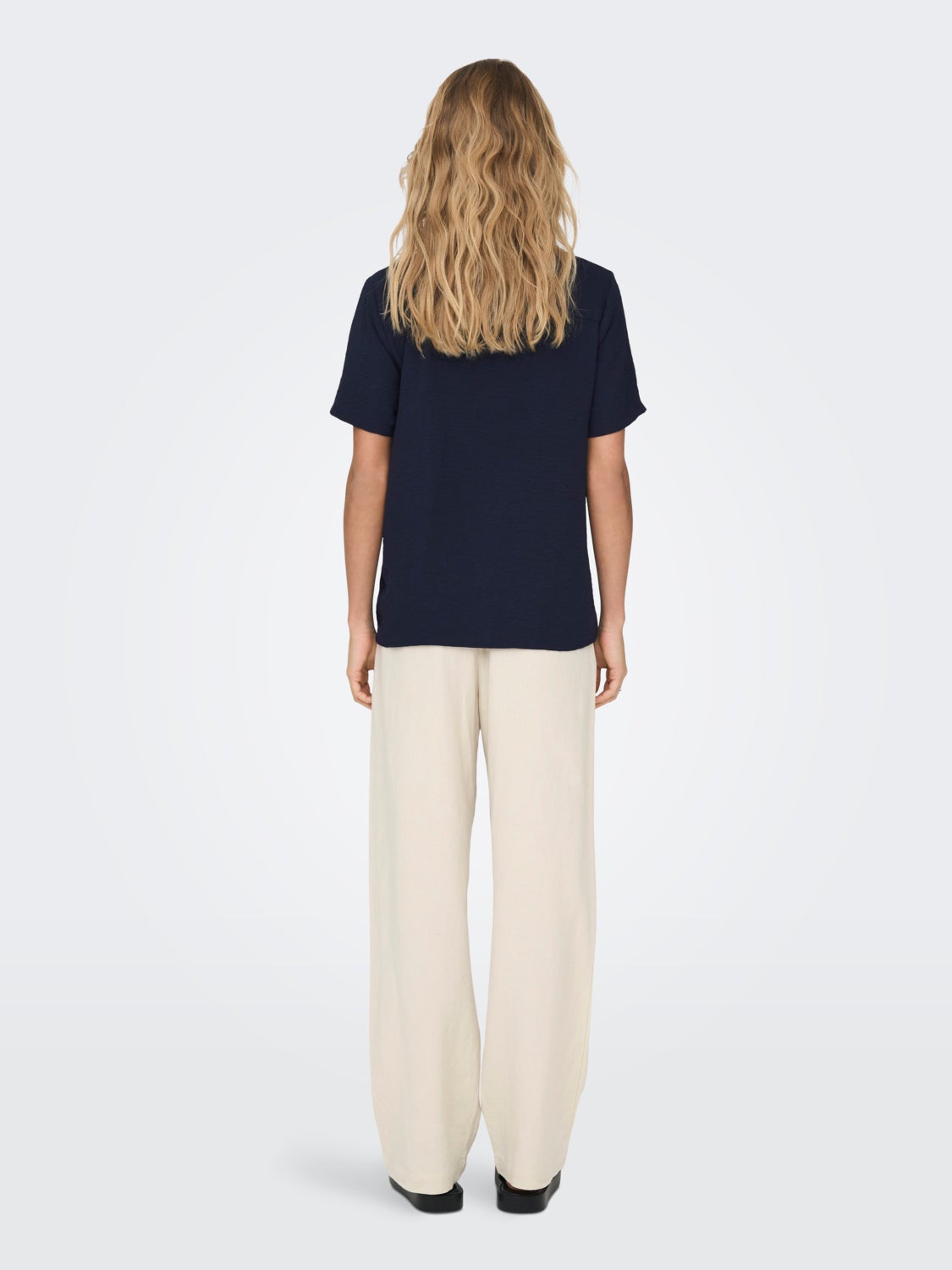 Loose Fit V-Neck Top