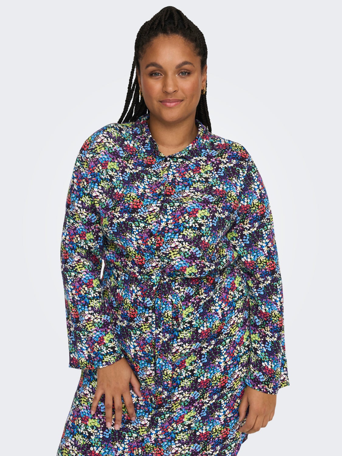 Curvy REgular fit shirt dress