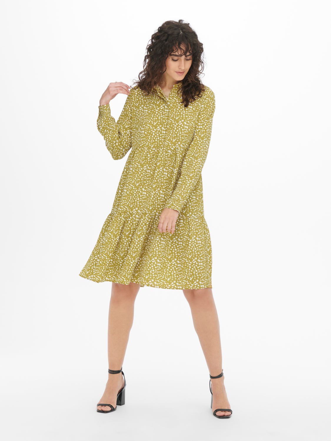 Mini dress with print