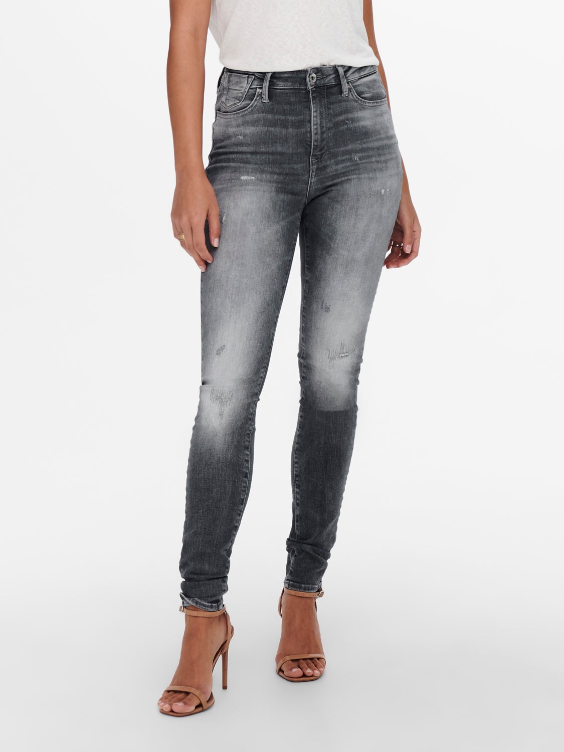 ONLForever Life high waisted skinny jeans