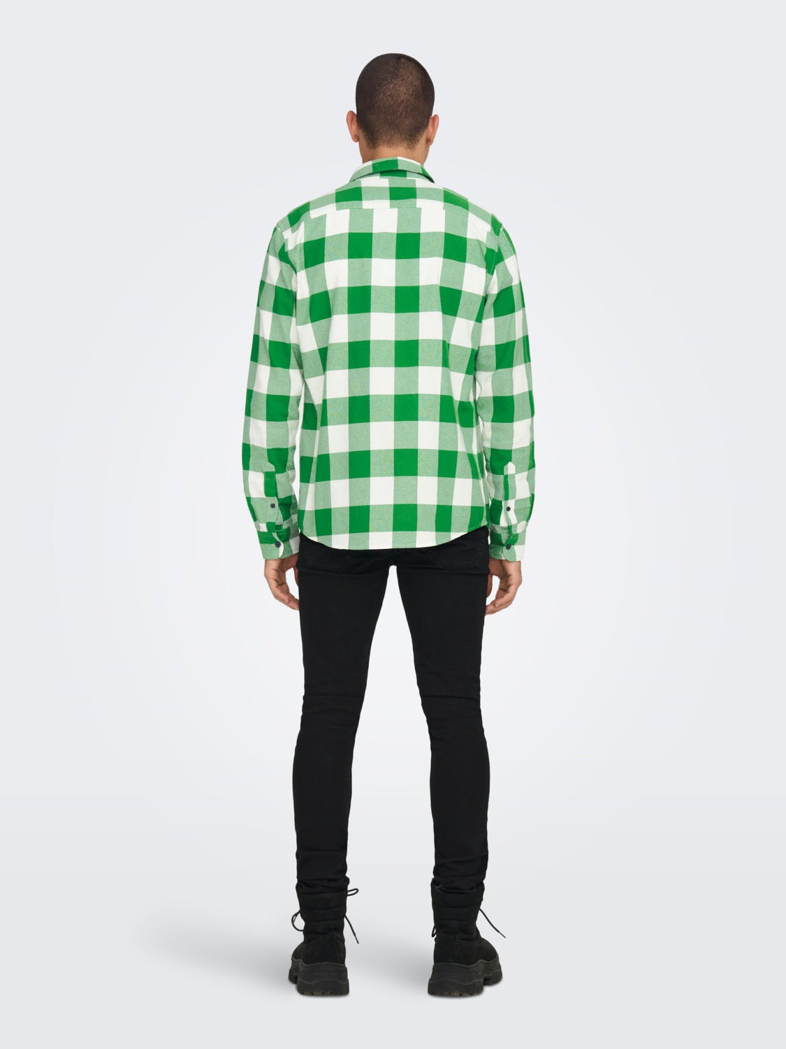 Slim fit checked shirt