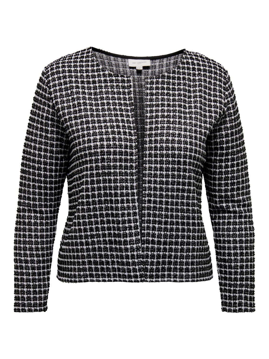 Curvy patterned cardigan