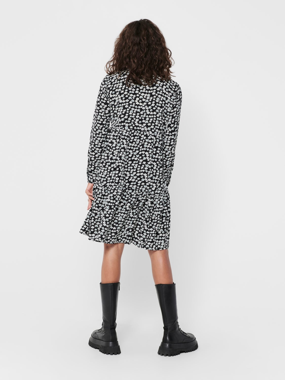 Mini dress with print