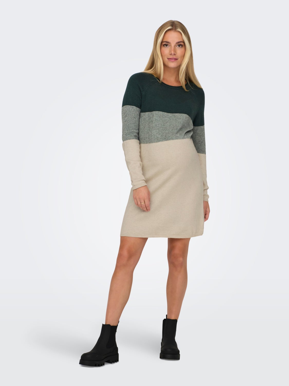 Mama striped Knitted Dress