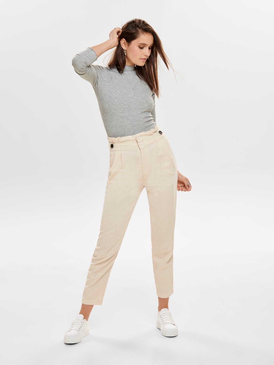 High neck Long Sleeved Top