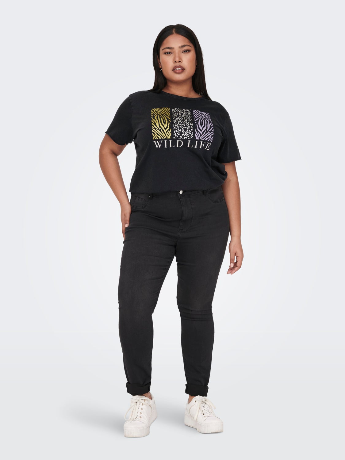 Curvy printed t-shirt