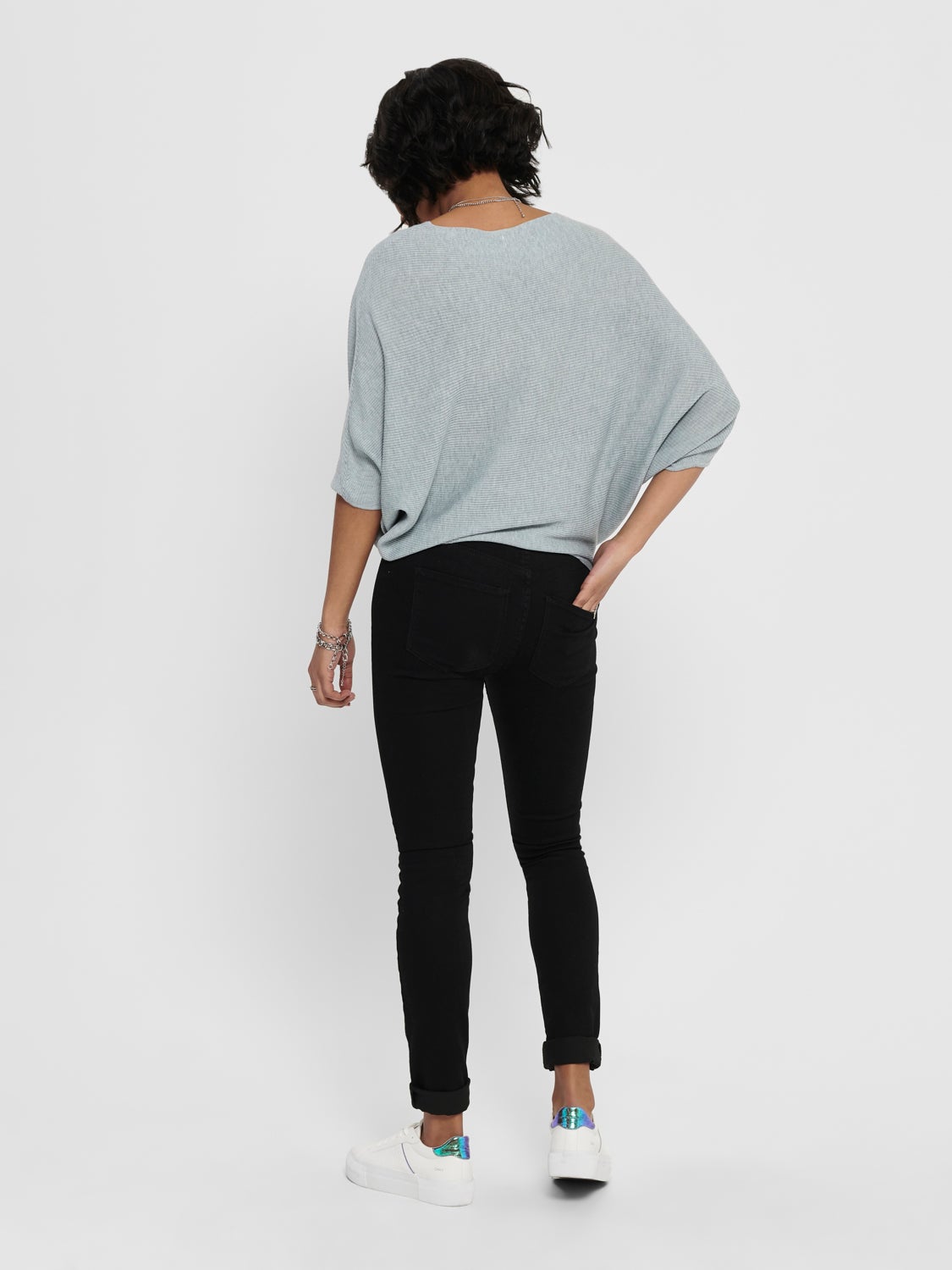 Batsleeve Knitted Pullover