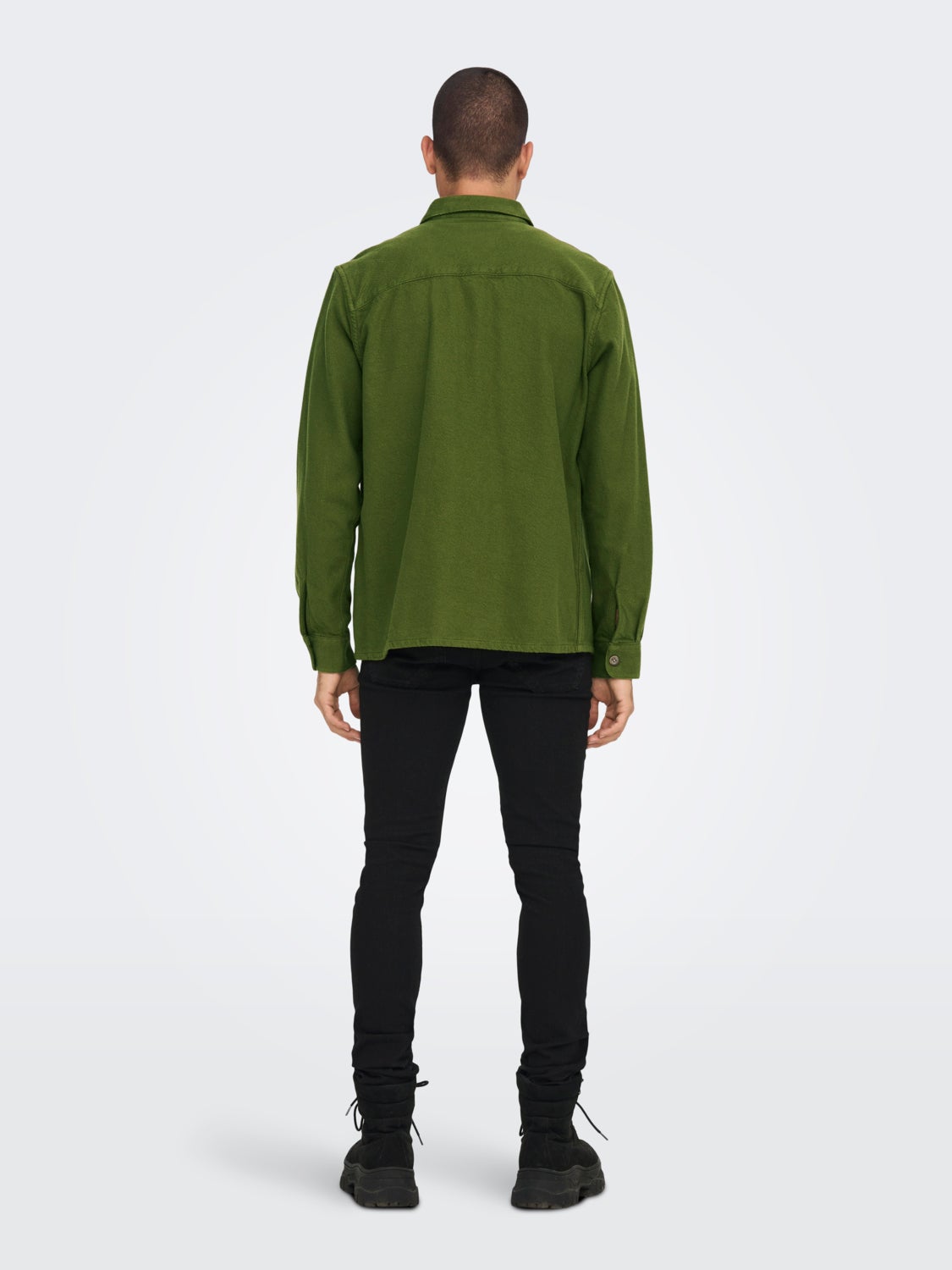 Relaxed fit twill shirt