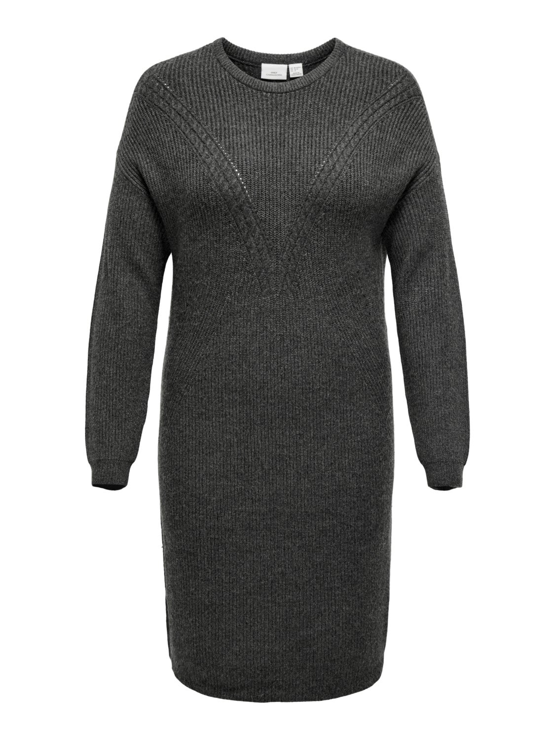 Curvy knitted dress