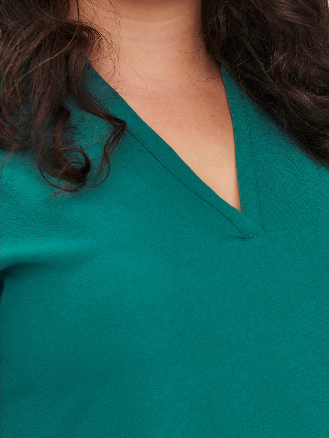 Curvy 2/4 Sleeve Dress