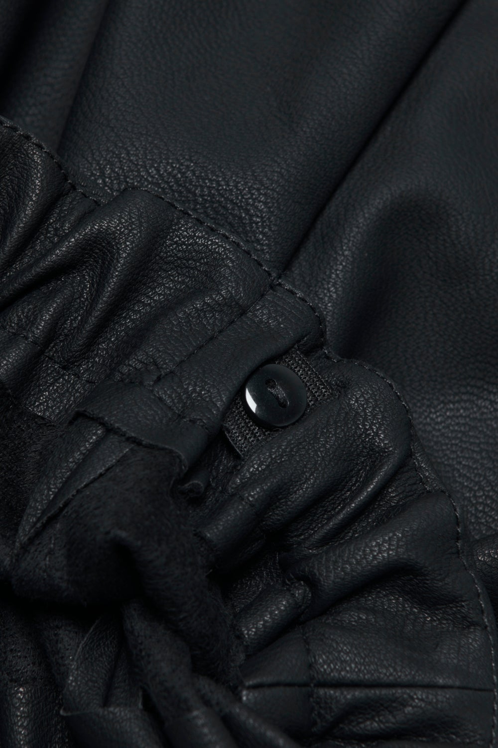 Faux Leather Skater Skirt