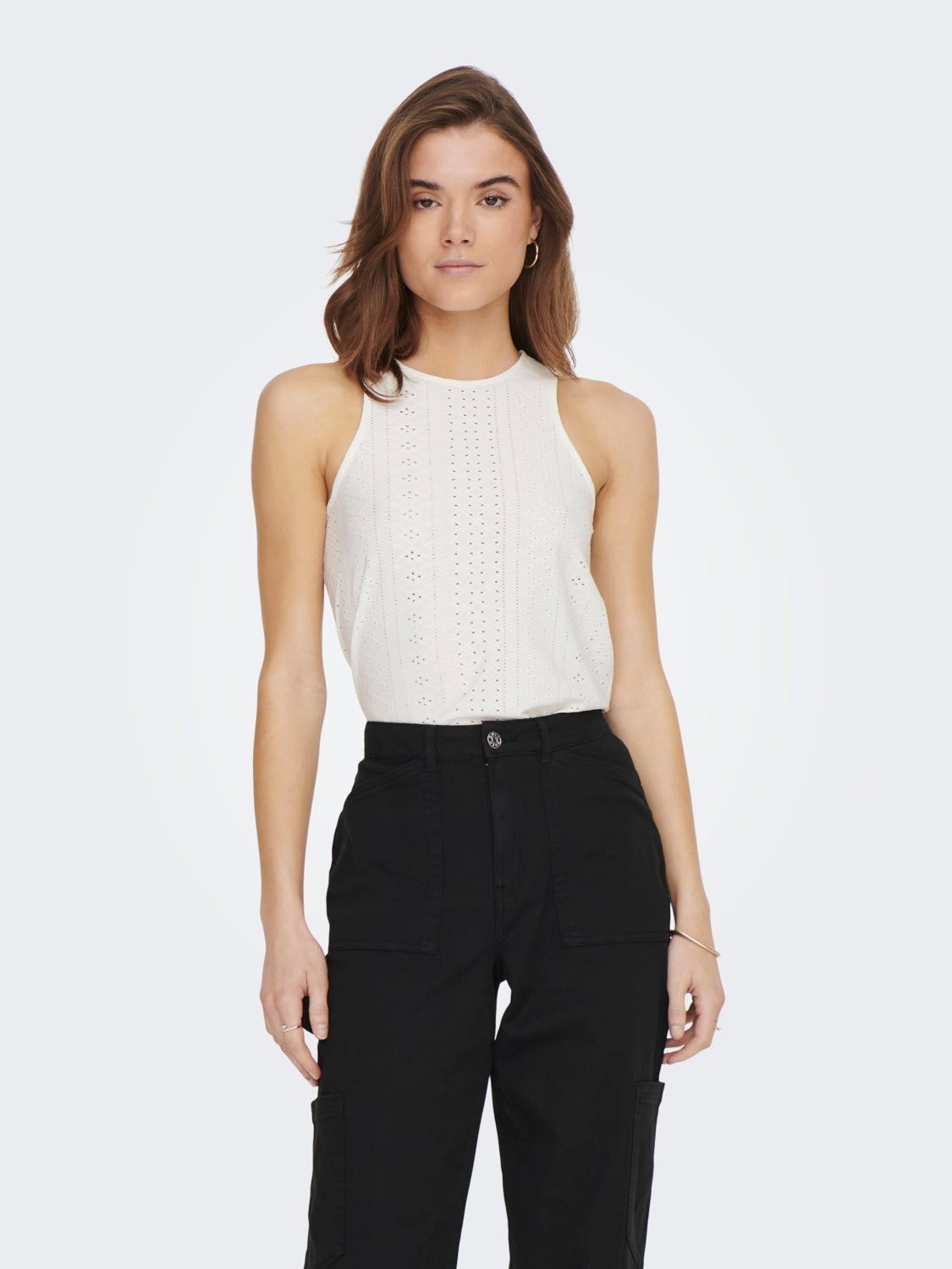 Regular Fit O-Neck Top
