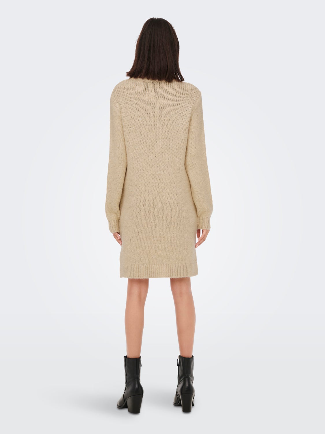 Roll Neck Knitted Dress