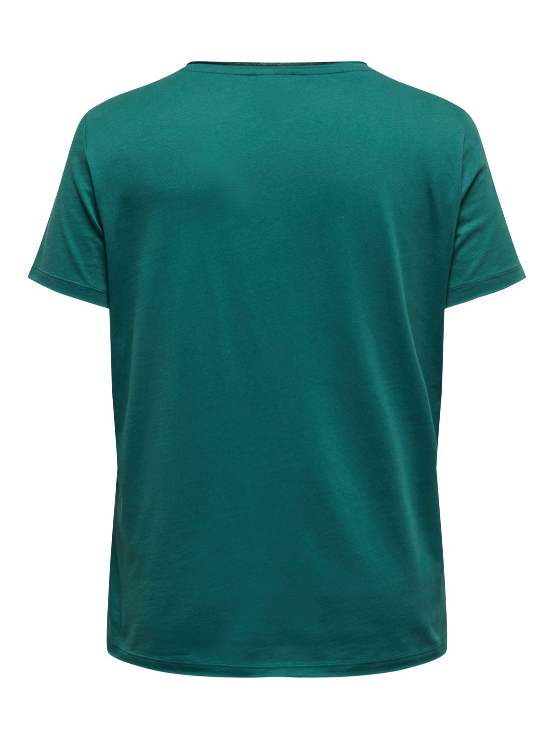 Curvy Printed v-neck T-shirt