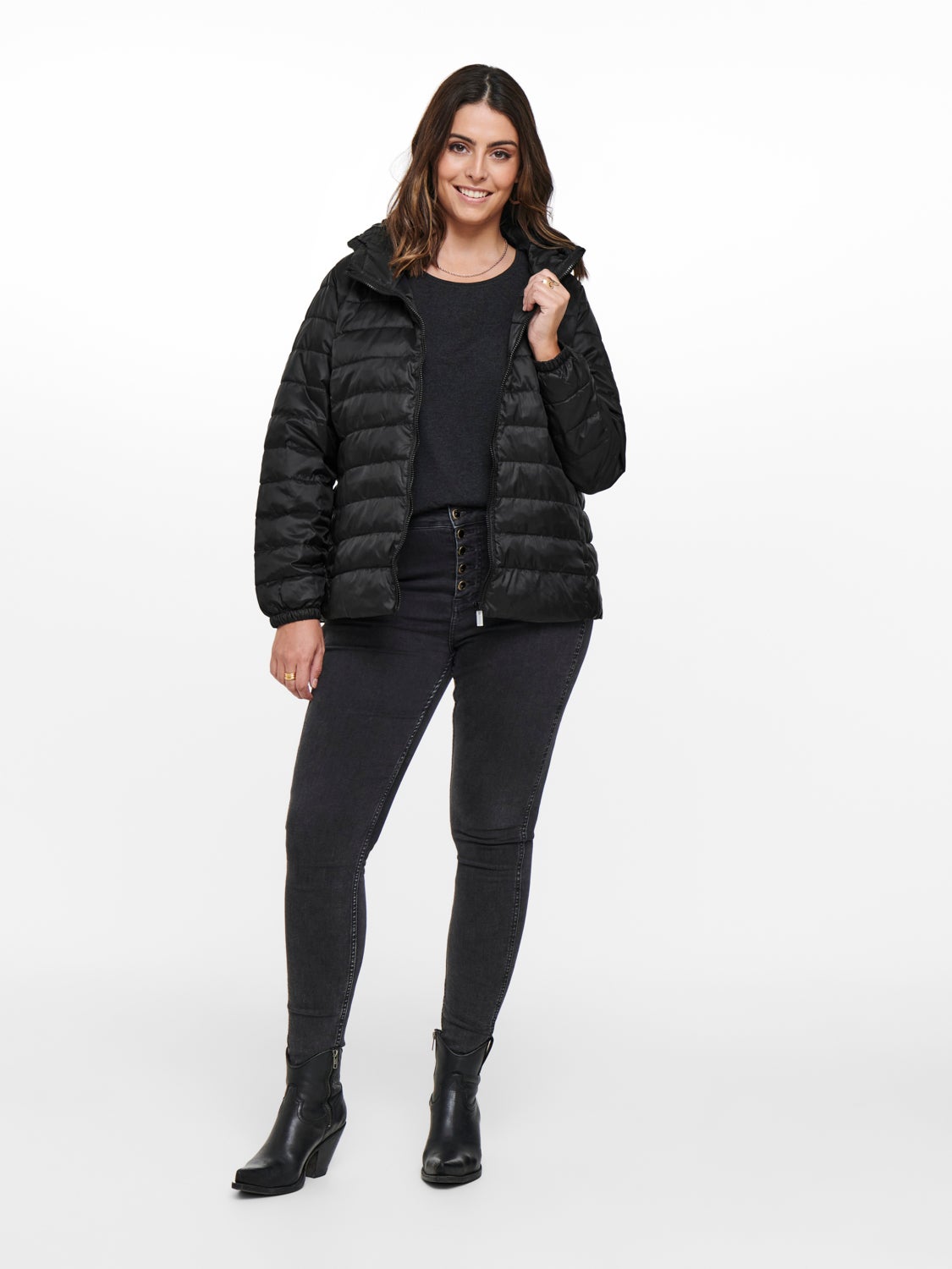 Curvy short Quilted jacket