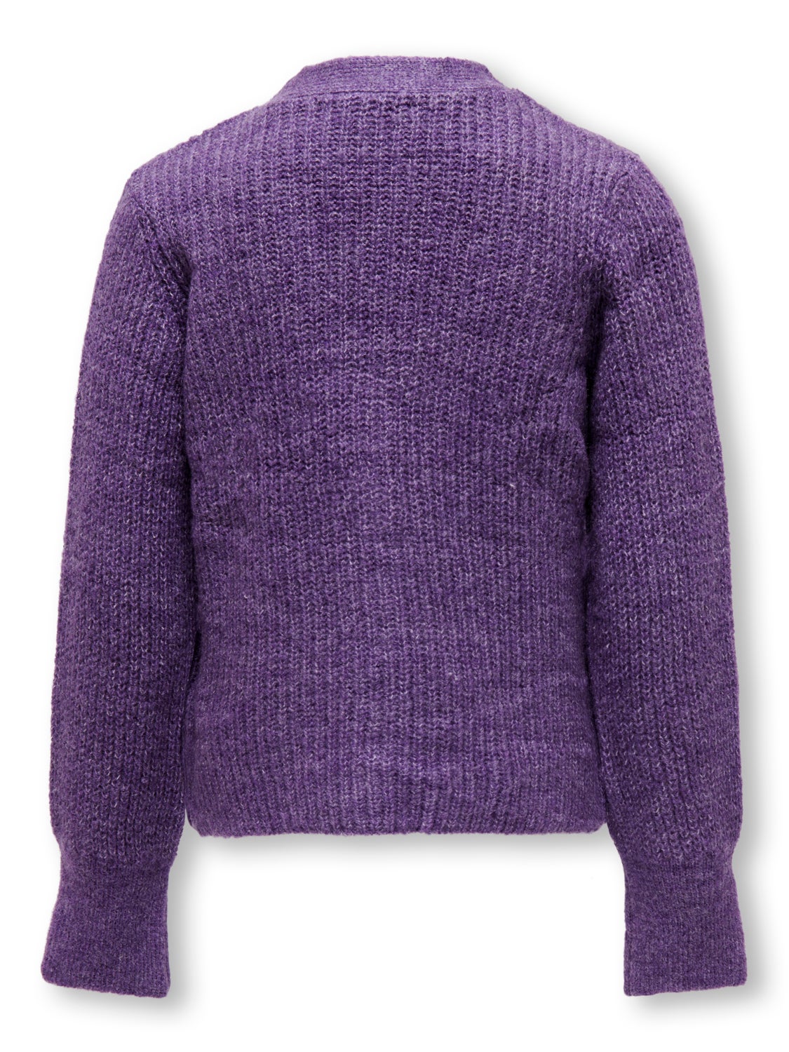 Knit cardigan with v-neck