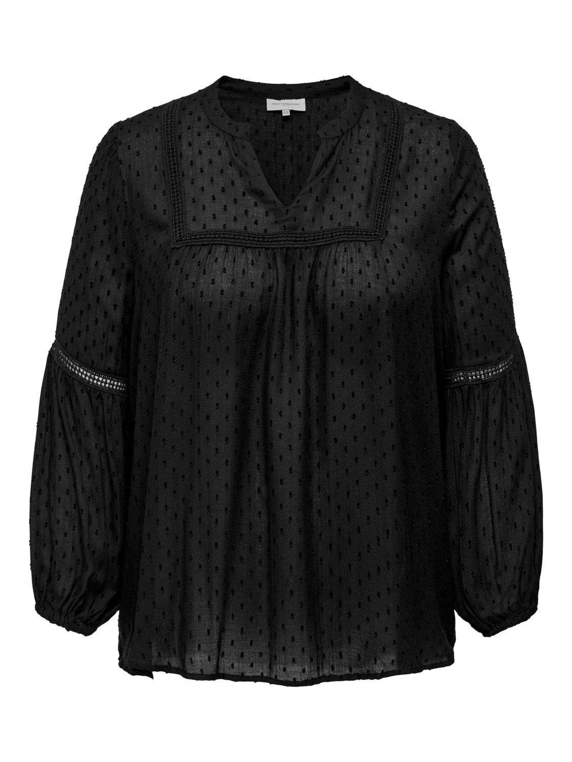 Curvy V-neck viscose Blouse