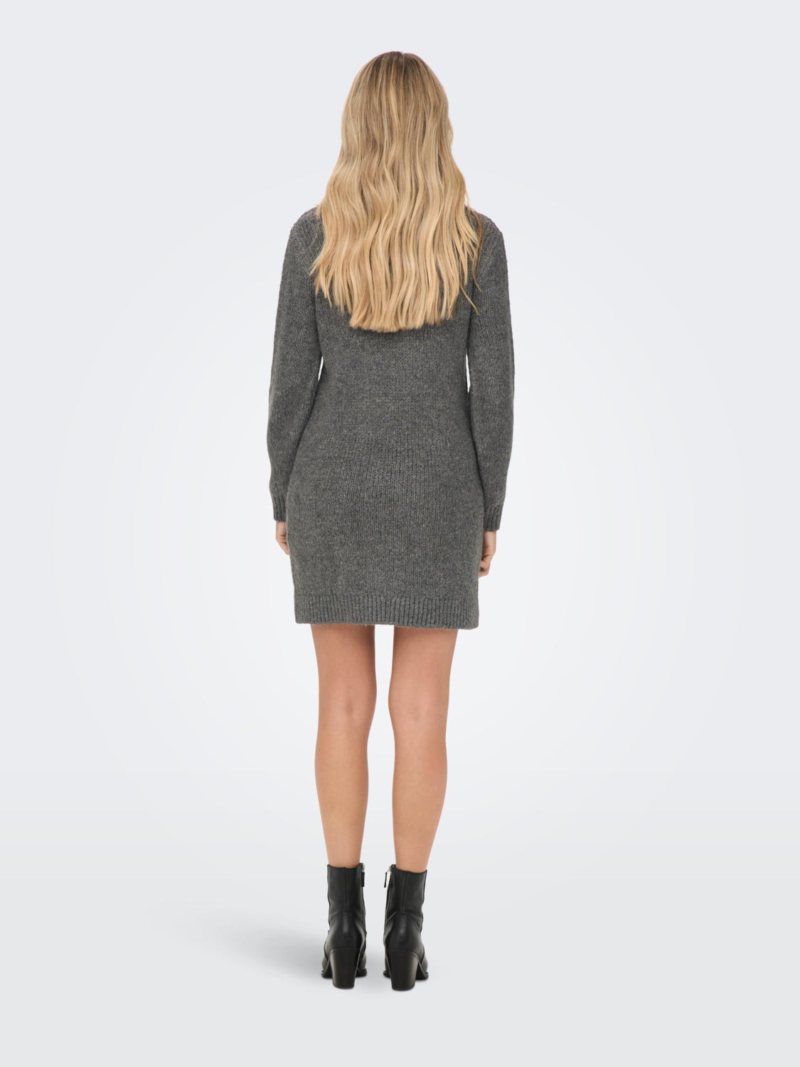 Roll Neck Knitted Dress