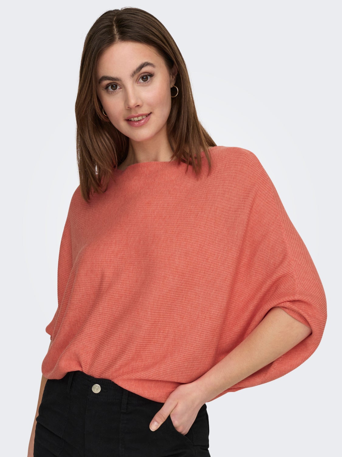 Batsleeve Knitted Pullover