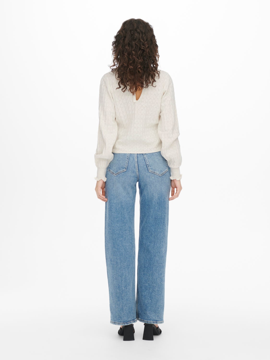 Back detailed Knitted Pullover