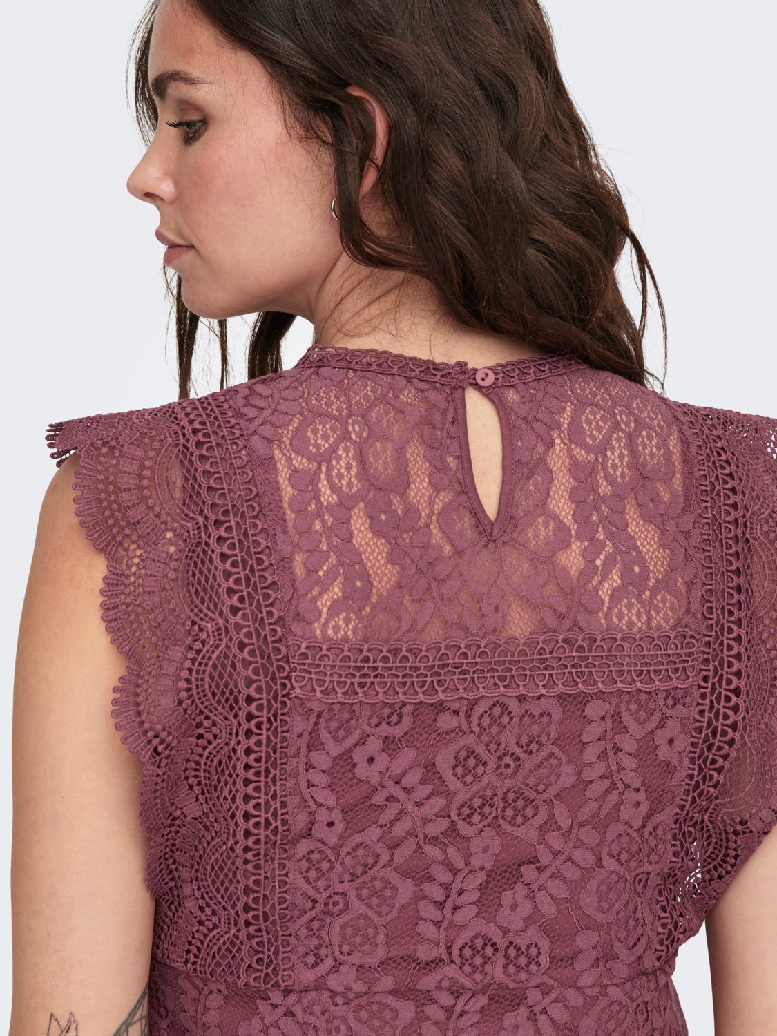 Mama short sleeve Lace dress