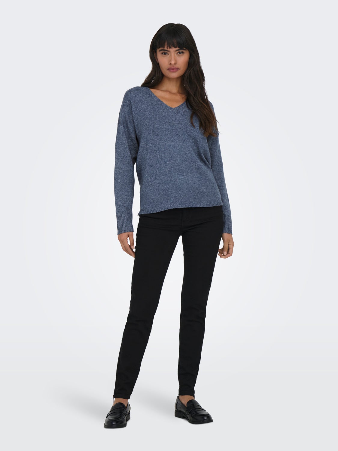 V-neck Knitted Pullover