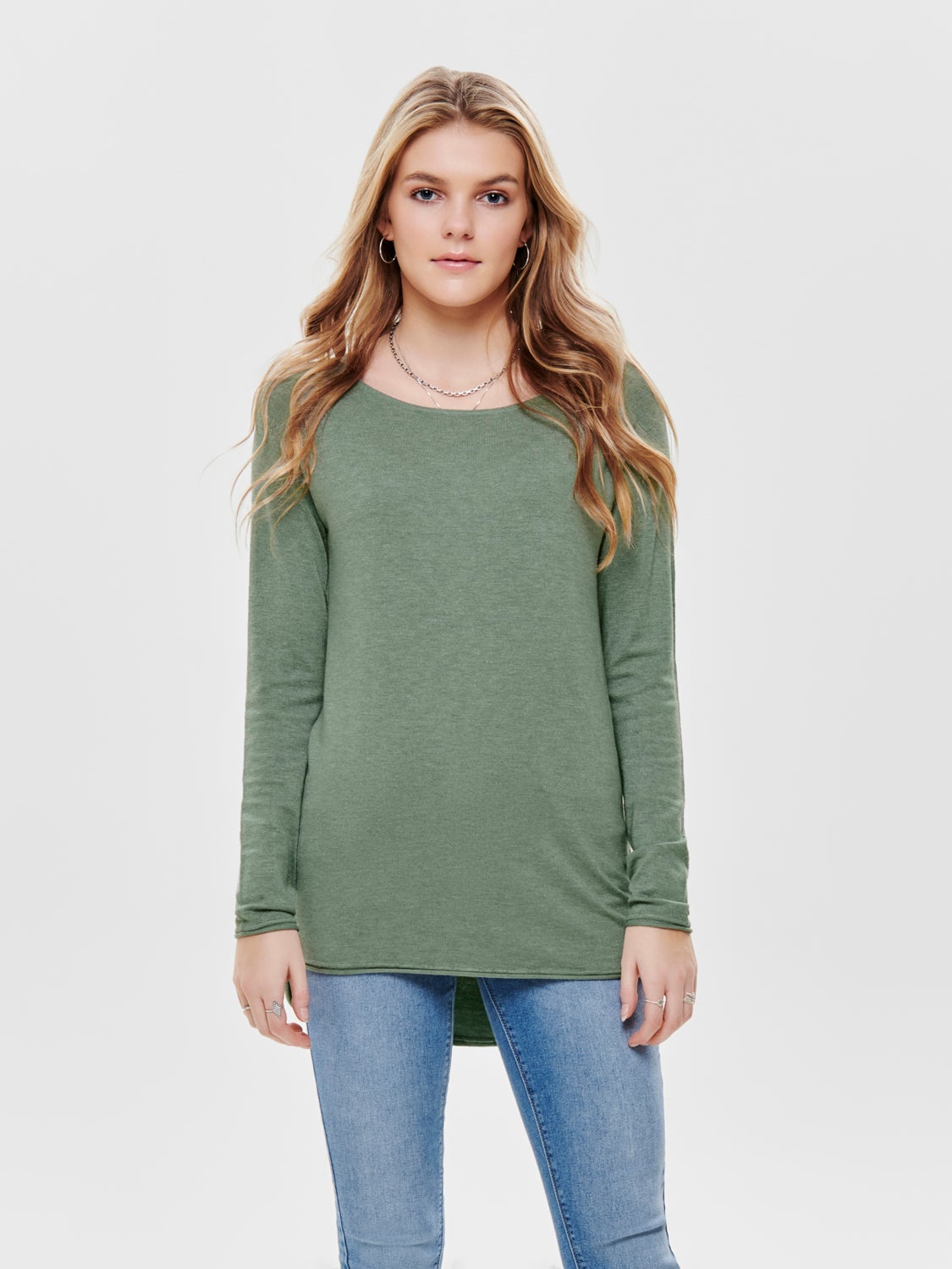 Long Knitted Pullover