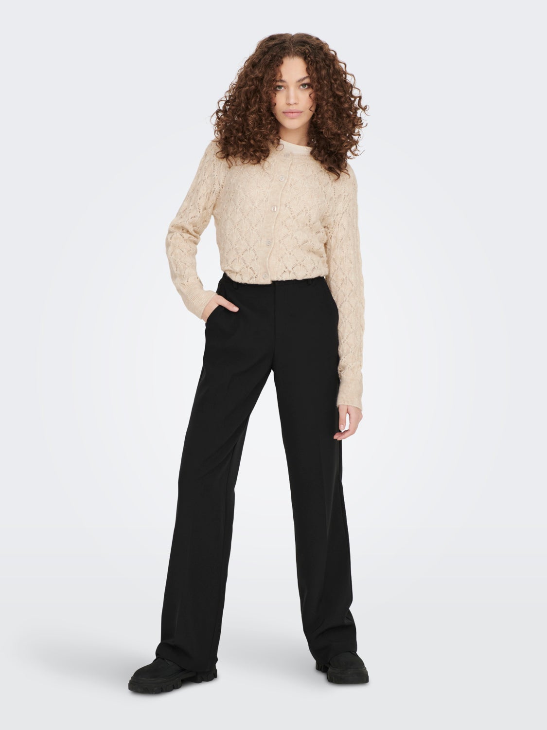 O-Neck Knit Cardigan