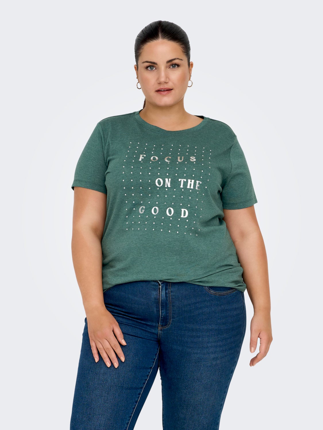 curvy o-neck t-shirt