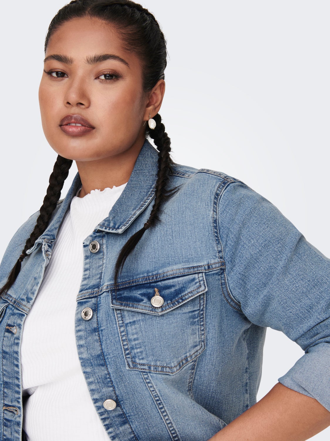 Curvy Denim Jacket