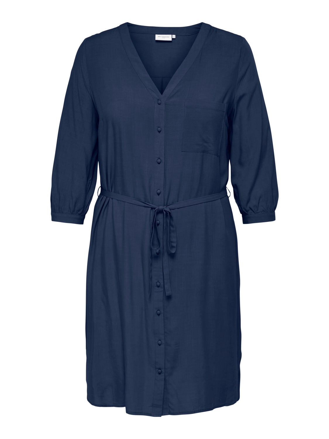 Curvy viscose Shirt dress