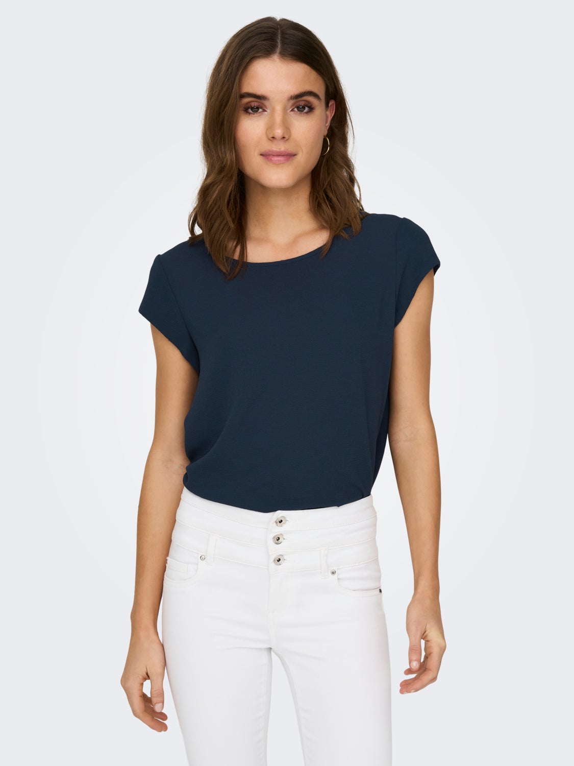 Loose Short Sleeved Top